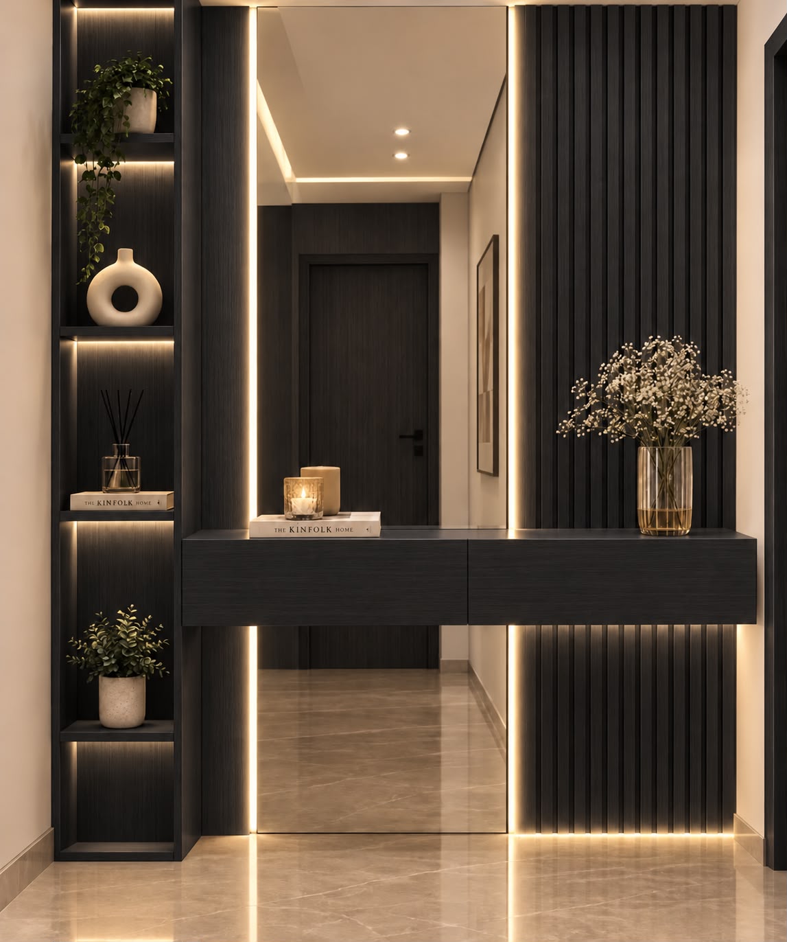 Elevated entrance console