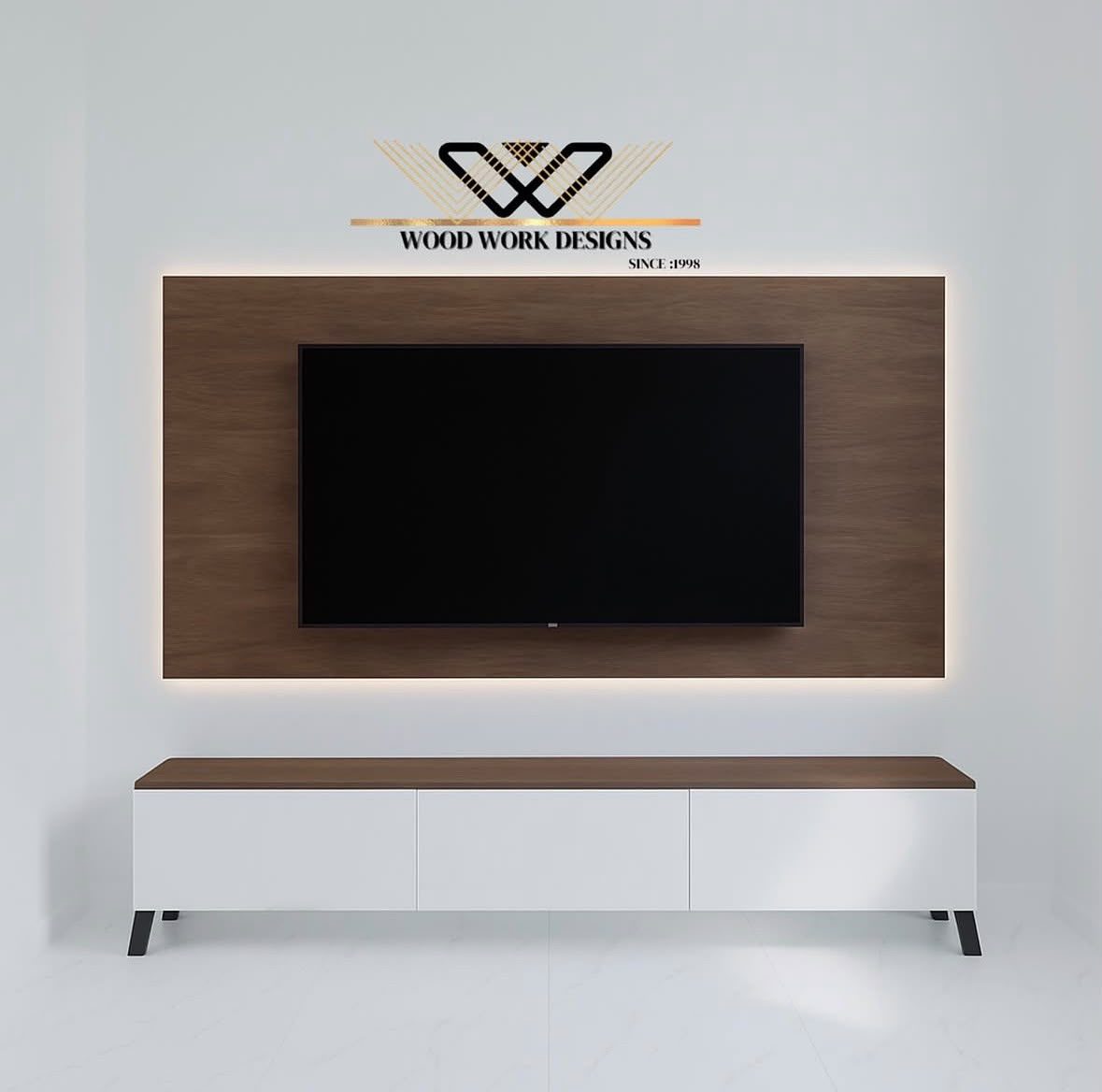 TV unit and Board with lights