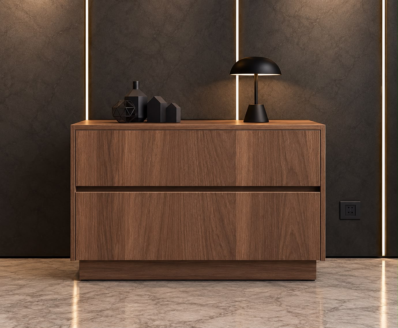 Hand-less night stand شطب